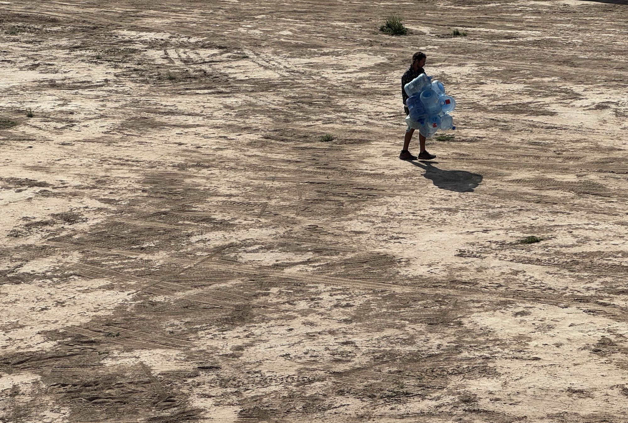 Freeside camp in the desert